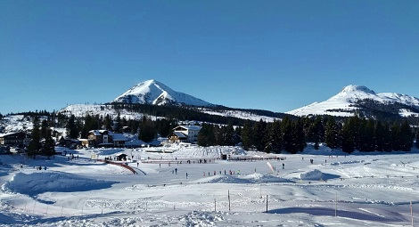 Panorama sul centro fondo